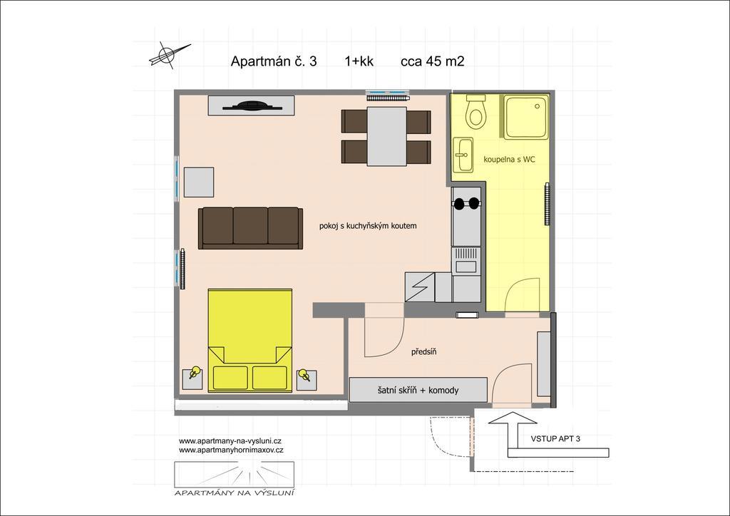 Apartmany Na Vysluni Horní Maxov Eksteriør billede