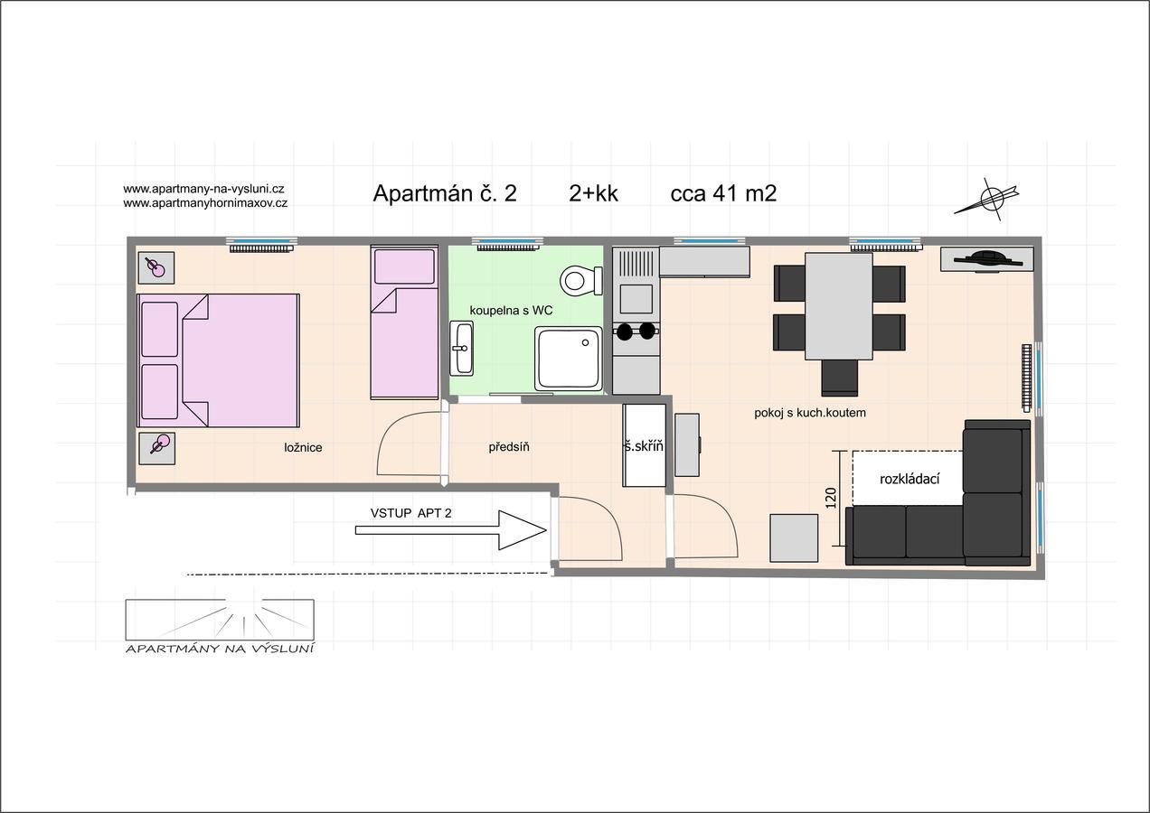 Apartmany Na Vysluni Horní Maxov Eksteriør billede
